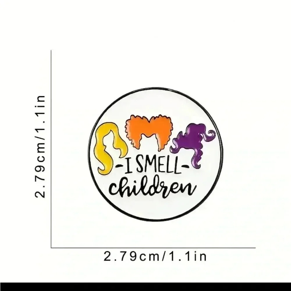 Hocus pocus hat scar/ pins ( I smell children) - Picture 4 of 4